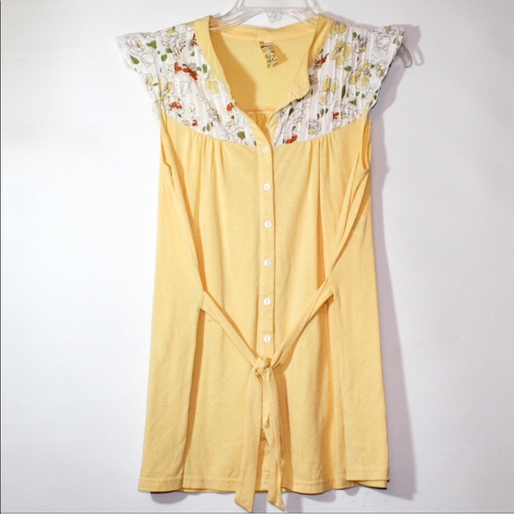 leshop Tops - Leshop yellow top